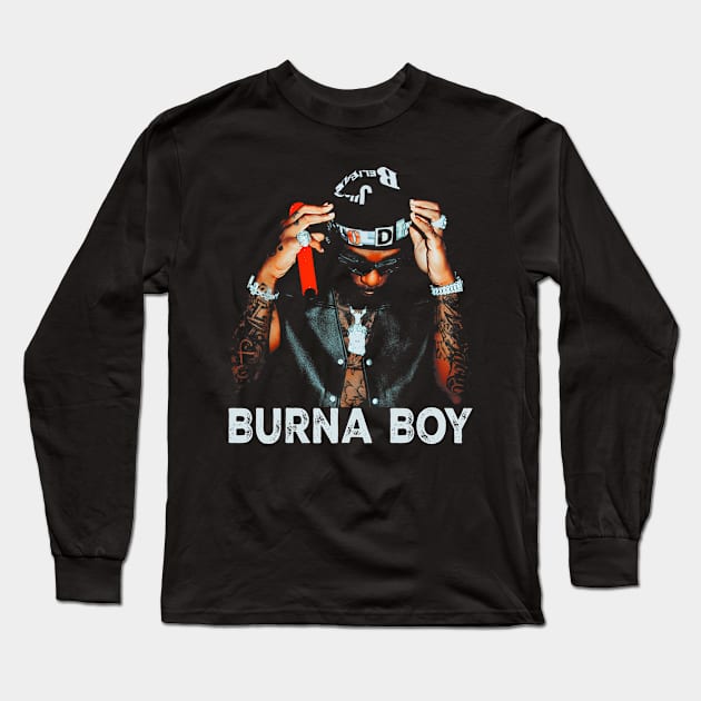 Burna Boy I Told Them 2023-24 Tour Long Sleeve T-Shirt by LSanchezArt